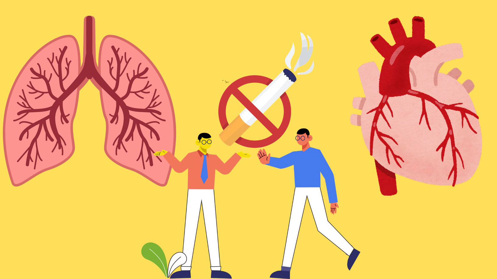 Smoking is not only harmful to the lungs but also affects cardiovascular health. Graphic photo: Han Nghien