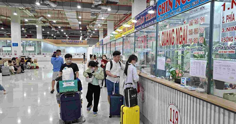 Giá vé xe khách tăng tối đa 40% dịp lễ 30/4 - 1/5