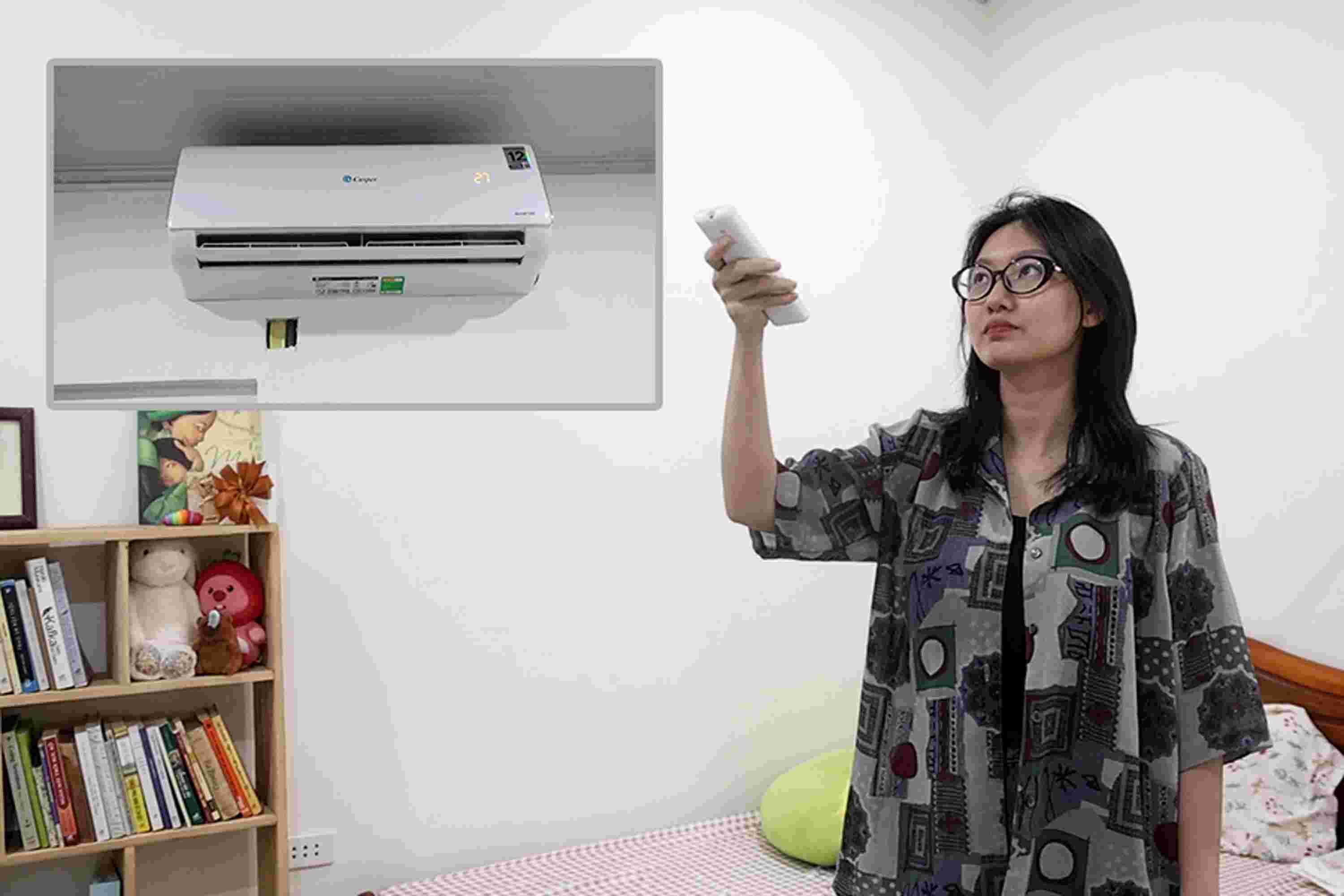 더운 날씨에 냉각 수요가 증가하여 많은 가정의 전력 소비량이 증가했습니다. 사진: 즈엉안