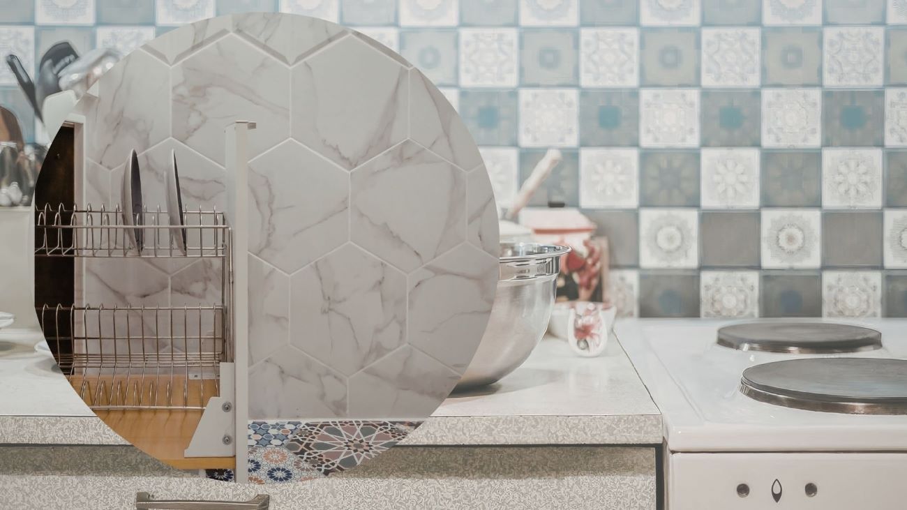 Kitchen wall panels contribute to creating aesthetic highlights for the cooking space. Graphics: Thanh Thanh