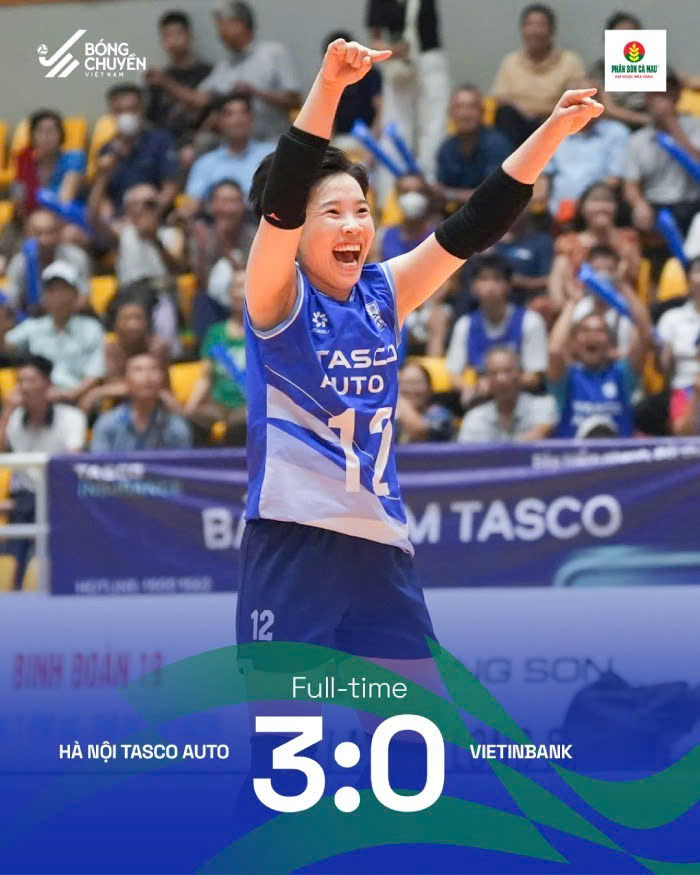 Hà Nội Tasco Auto nối dài mạch thắng. Ảnh: Bóng chuyền Việt Nam
