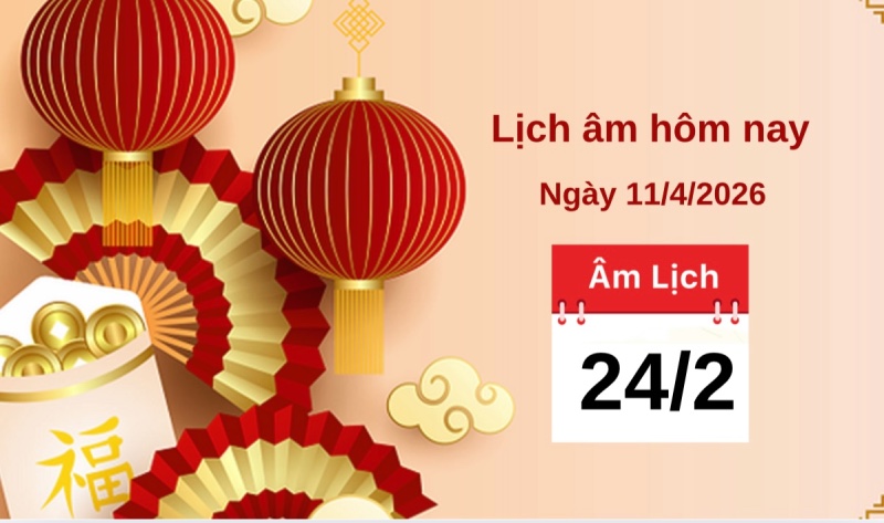 February 24th according to the lunar calendar has many favorable hours. Graphics: Minh Phong