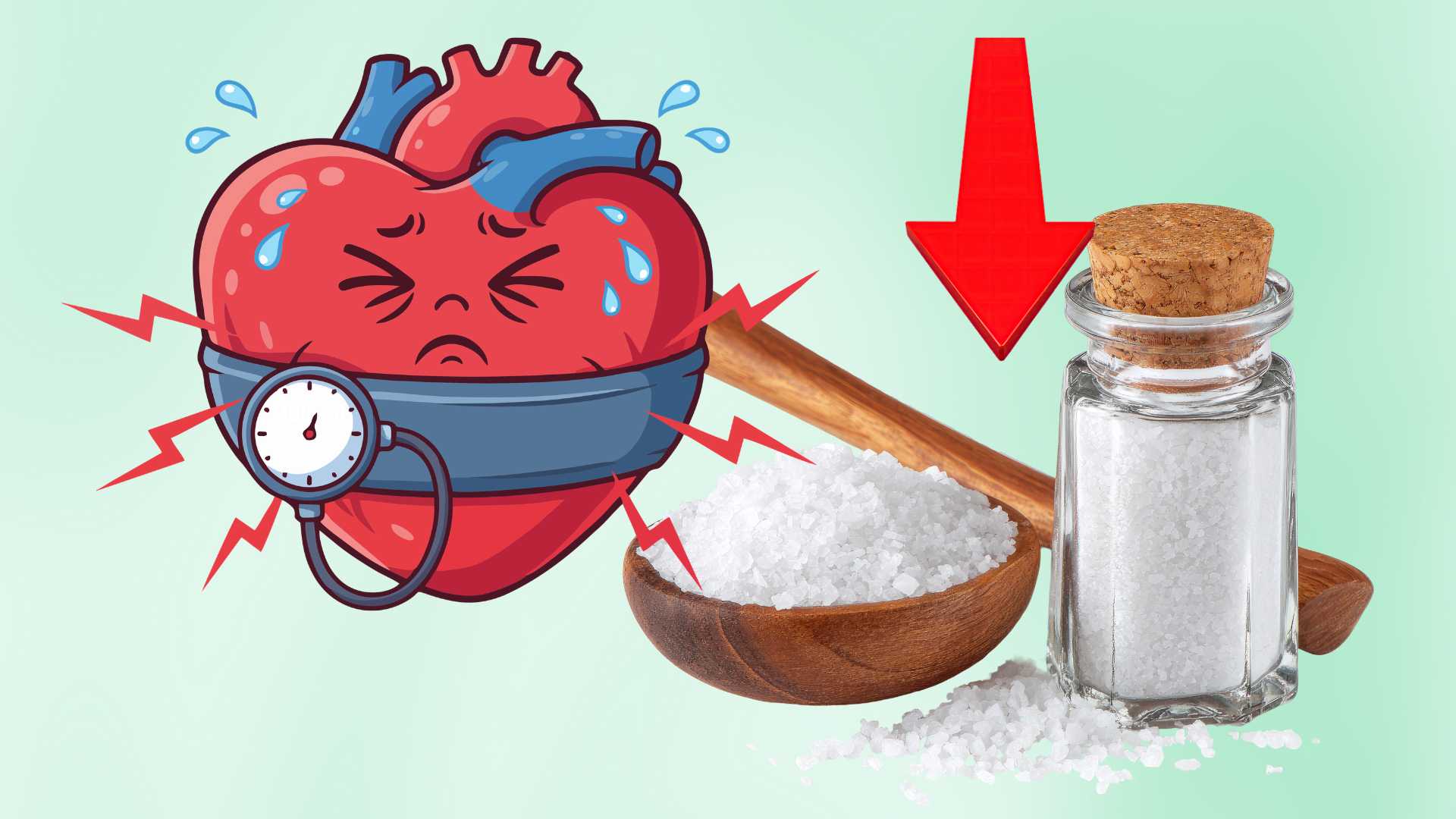 How to limit salt in meals for patients with high blood pressure