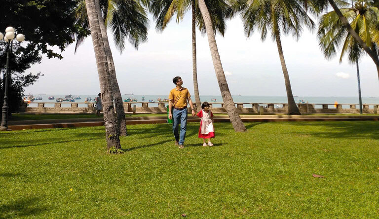 Careful preparation is an important factor to help young children fully enjoy the joy of the trip. Photo: Hien Tran