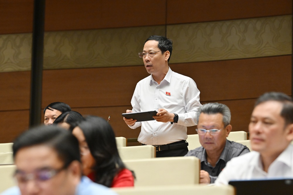 Đại biểu Trần Nhật Minh. Ảnh: Phạm Đông 