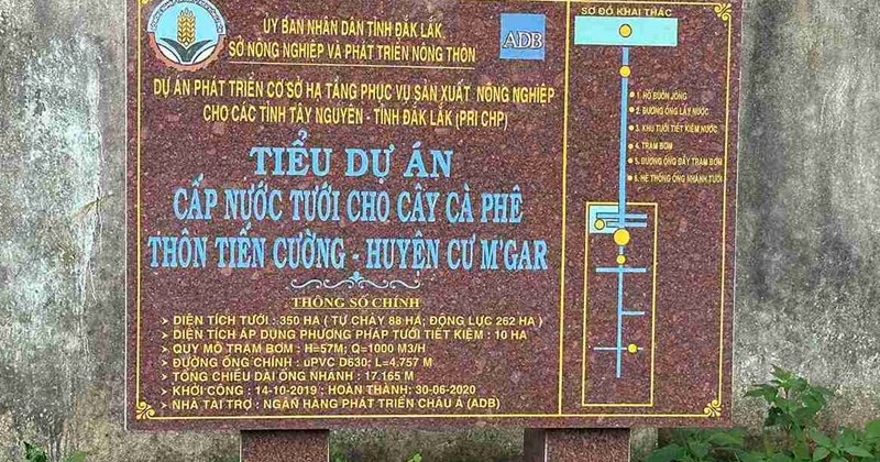 Gia Lai: Vì sao dự án thủy lợi 72 tỷ đồng chưa bàn giao?
