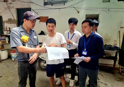 Kiểm đếm, giải phóng mặt bằng Dự án Bảo tàng Lịch sử Quốc gia tại Xuân Đỉnh. Ảnh: Minh Hạnh