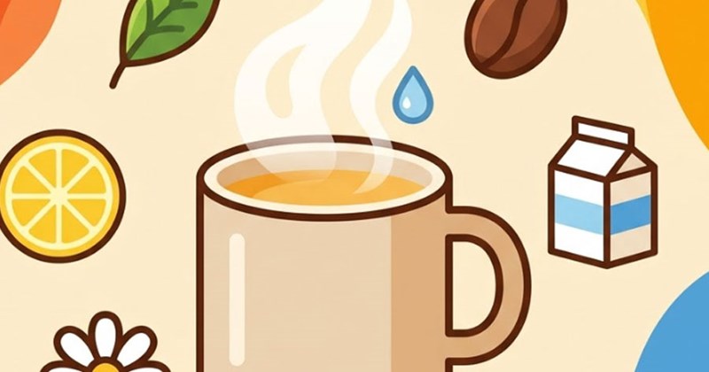 Đồ uống ấm giúp bù nước hiệu quả như nước lọc