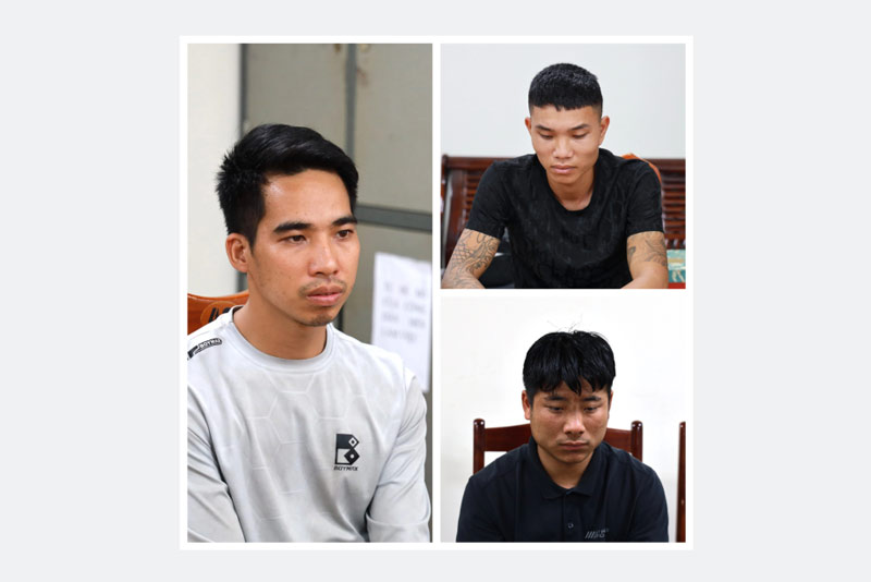 Các đối tượng bị khởi tố. Ảnh: CACC 