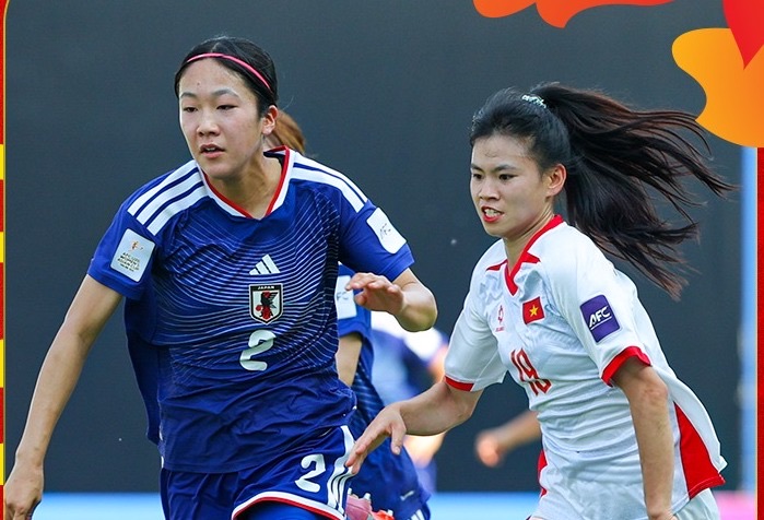 Vietnam U20 women's team meets Japan U20 women's team in the Asian quarter-finals of 2026. Photo: VFF