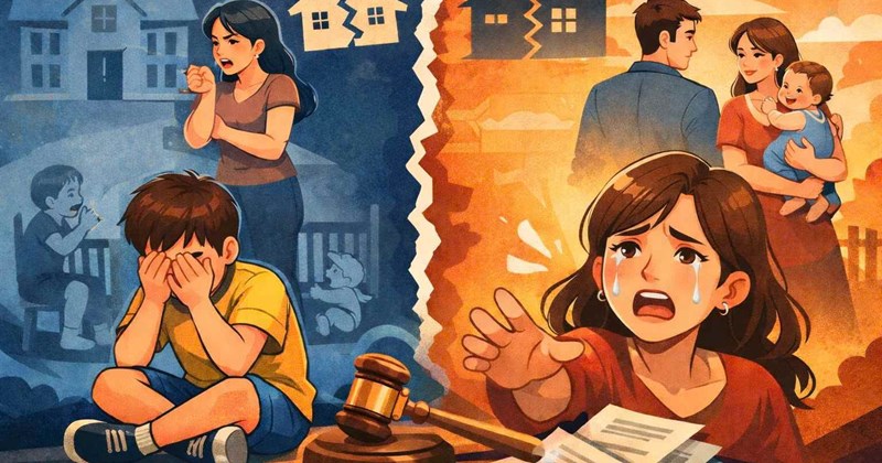Mẹ giành quyền nuôi con sau khi cha bỏ bê việc chăm sóc