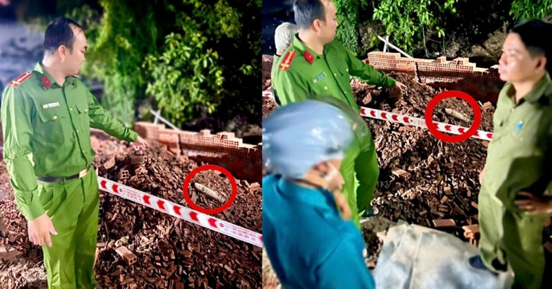 An Giang: Dân phát hiện đạn pháo 105mm khi thi công