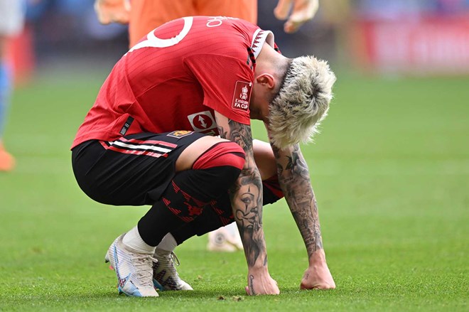 Garnacho ha presionado en el Man United para que se vaya. Foto: AFP