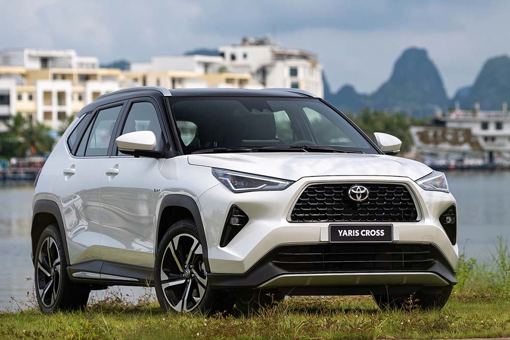 El modelo Toyota Yaris Cross lidera las ventas del grupo de vehículos de gasolina en el mercado vietnamita en marzo de 2026. Foto: Toyota