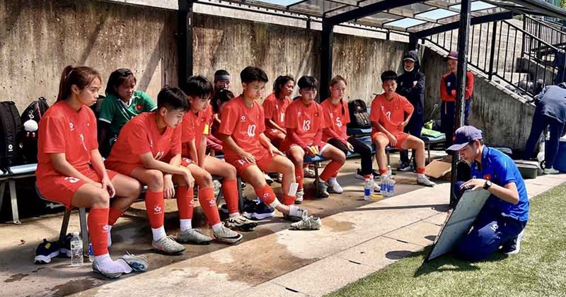 U17 nữ Việt Nam hòa Đại học Aichi Toho tại Nhật Bản