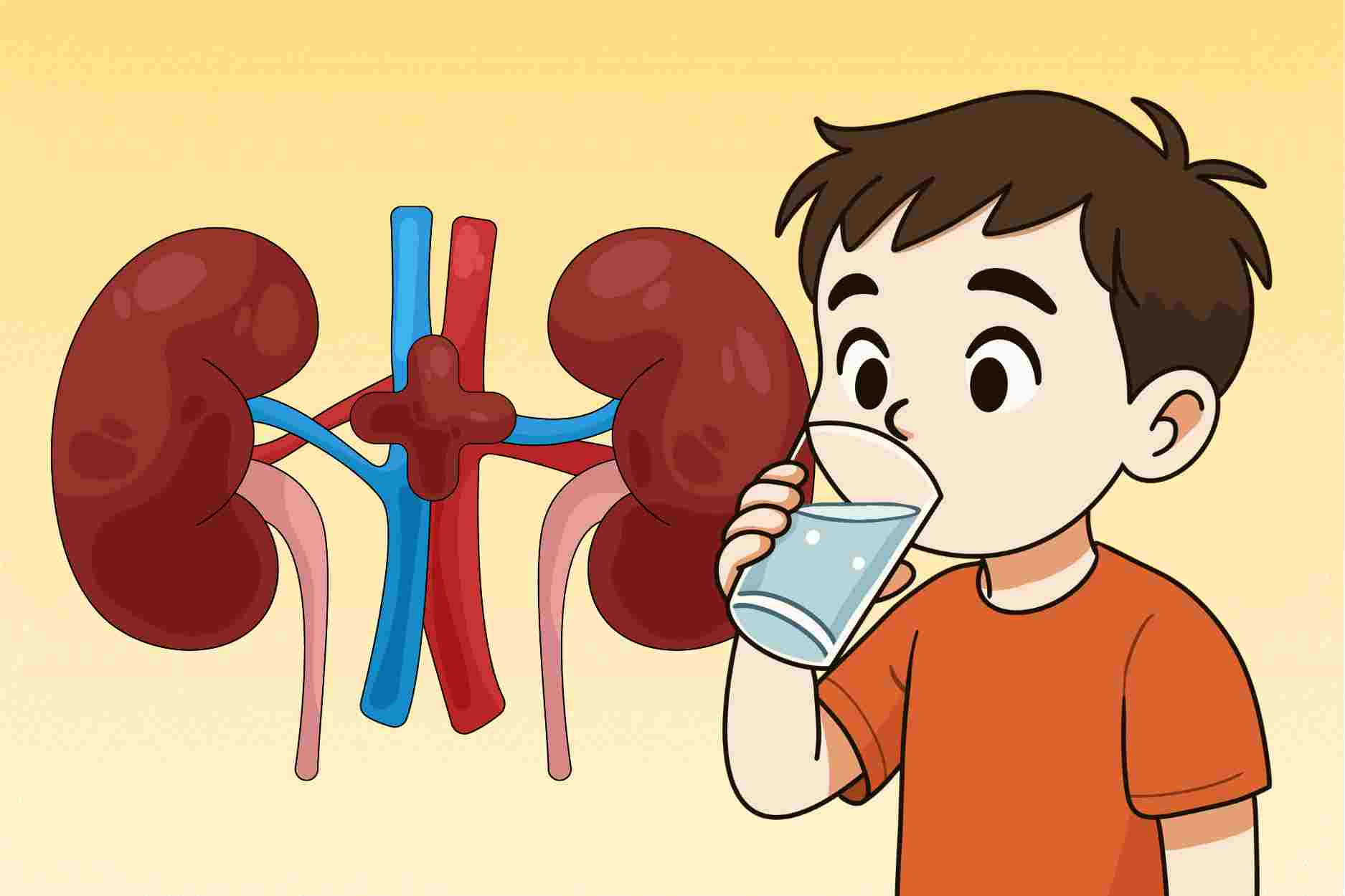 Suggesting drinks good for the kidneys, easy to apply every day