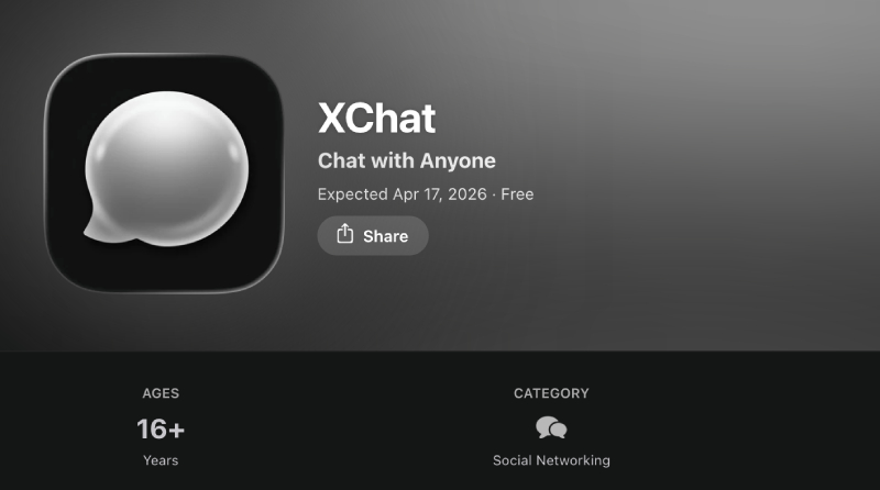 The XChat application is expected to be released on April 17, integrating end-to-end encryption, multi-device calling and many security features. Photo: Quang Minh