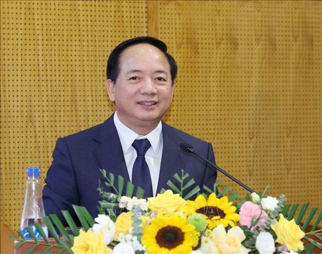 Comrade Trinh Van Quyet, Member of the Politburo, Secretary of the Party Central Committee, Head of the Central Propaganda and Mass Mobilization Commission. Photo: VNA