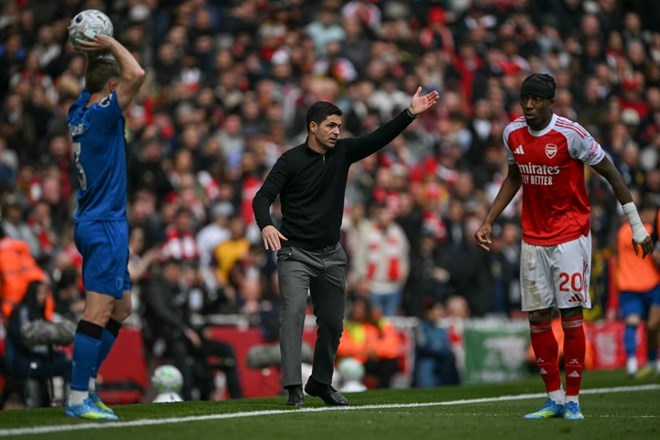 El Arsenal en la derrota ante el Bournemouth. Foto: AFP
