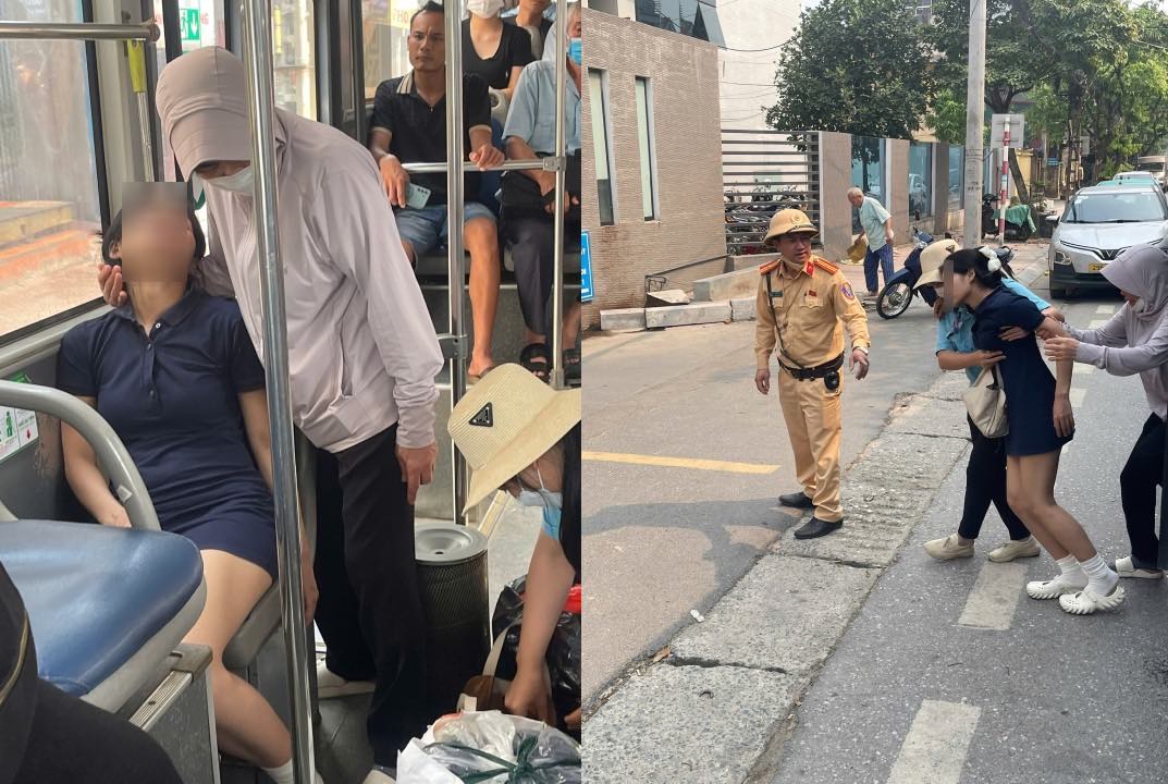 Bus staff promptly support passengers with health problems. Photo: Transerco