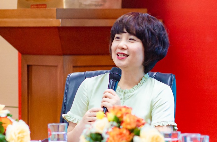 PGS.TS Phạm Thu Hương - Hiệu trưởng Trường Đại học Ngoại thương. Ảnh: FTU
