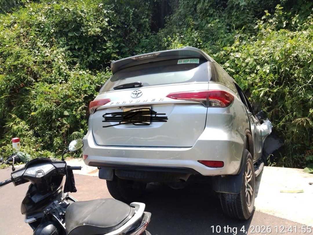 Hiện trường vụ tai nạn. Ảnh: Khánh Hòa