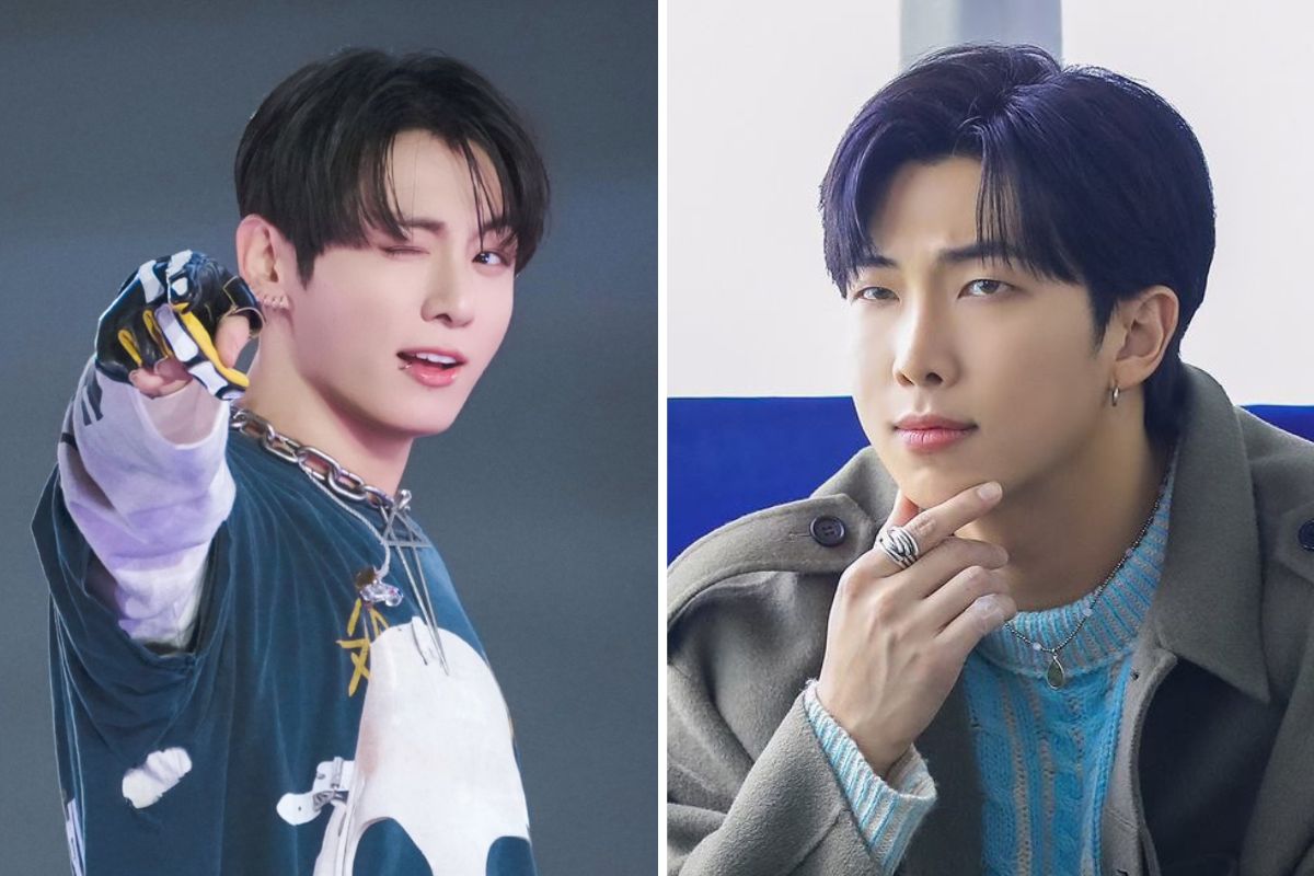 Jungkook y RM del grupo BTS. Foto: Lotte