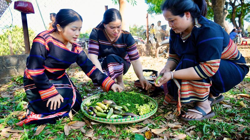 Cuisine is a unique cultural feature of ethnic groups in Gia Lai. Photo: THANH TUAN