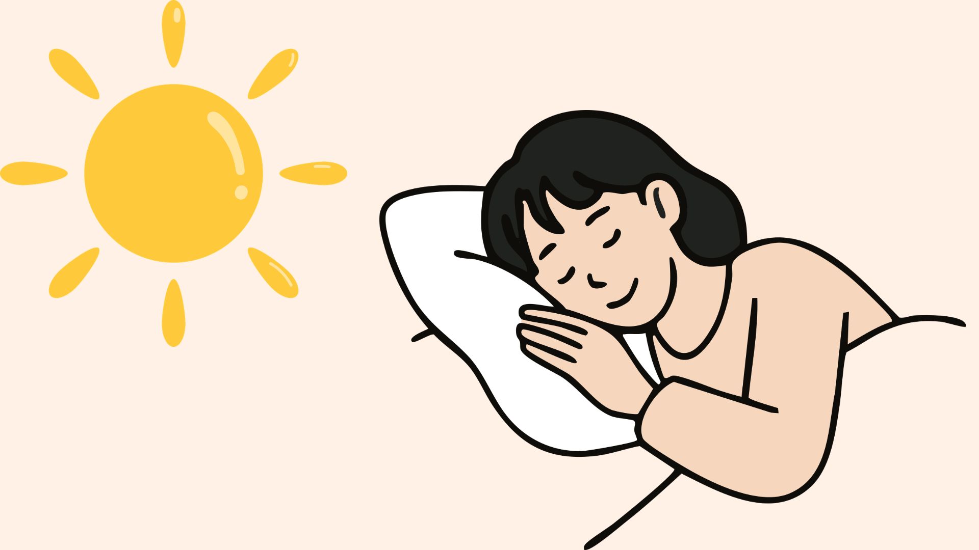 Summer is easy to lose sleep, immediately apply these methods to sleep better. Graphics: Minh Chau
