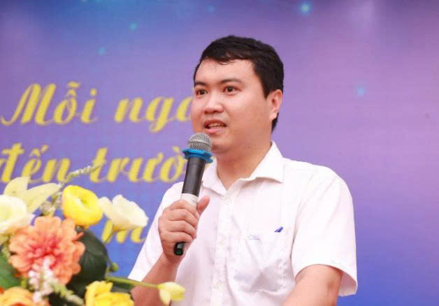 Ông Cai Việt Long – đại diện Ban Tổ chức phát biểu trong lễ khai mạc vòng thi Quốc gia. Ảnh: BTC