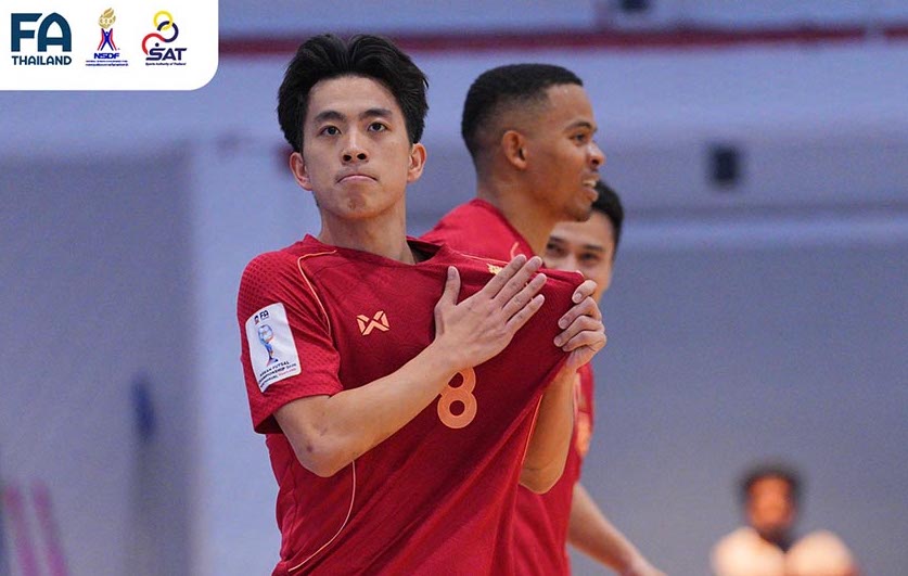 Thailand futsal team wins the 2026 Southeast Asian Futsal Championship. Photo: FAT