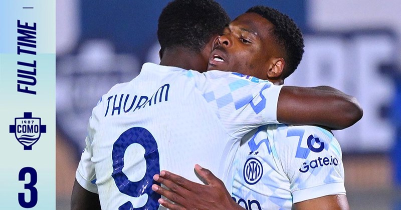 Inter Milan ngược dòng kịch tính, thắng Como 4-3