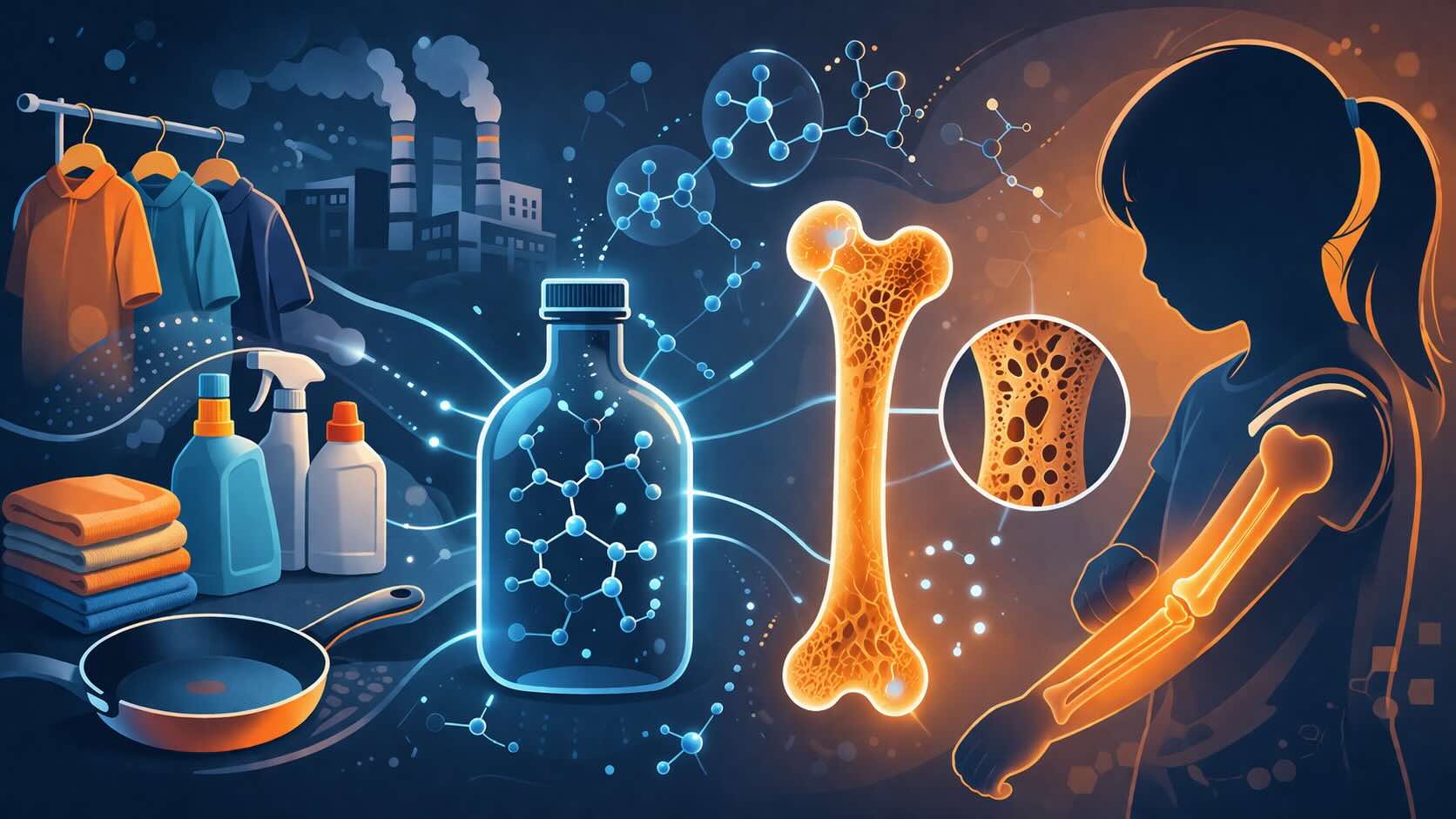 Les os des enfants peuvent être affectés par des produits chimiques courants dans la vie quotidienne