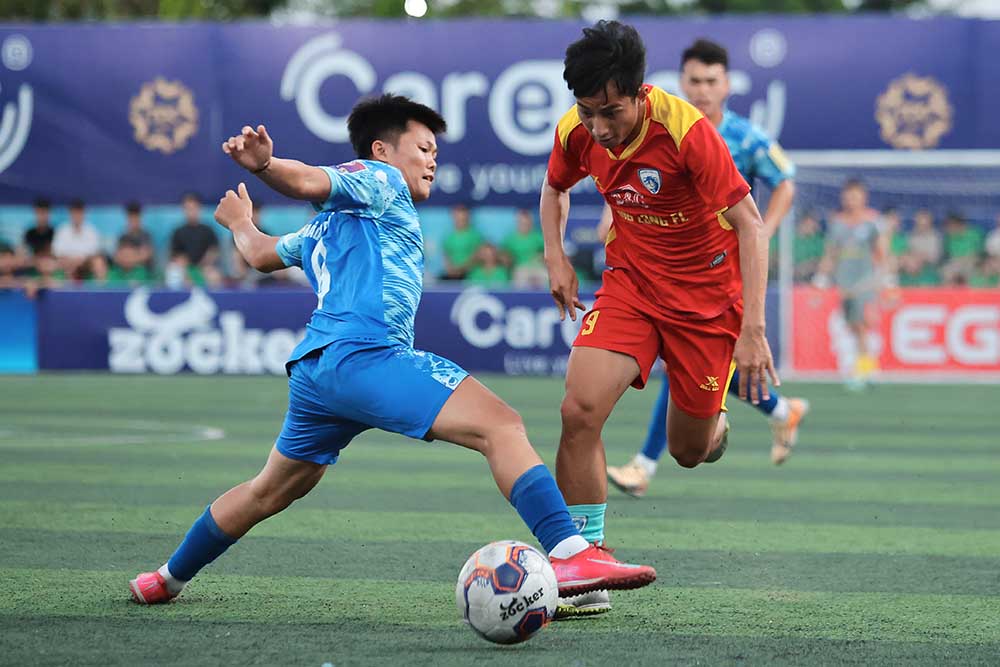 Trận chung kết diễn ra hấp dẫn. Ảnh: Võ Đan