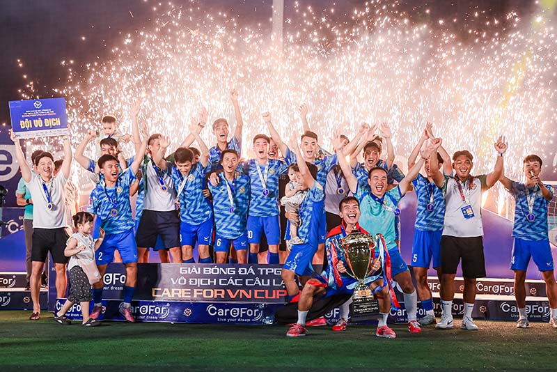 Thảo Vy Organic gana el torneo de fútbol a 6 TPG6v6 - Care For Vietnam Cup 2026 zona sur. Foto: Võ Đan