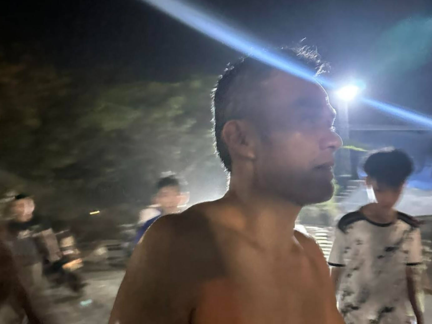 Man jumps into river to save mother and child jumping off bridge. Photo: People provided