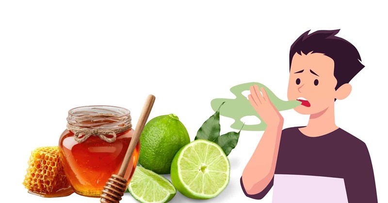 Giảm hôi miệng khi kết hợp chanh và mật ong