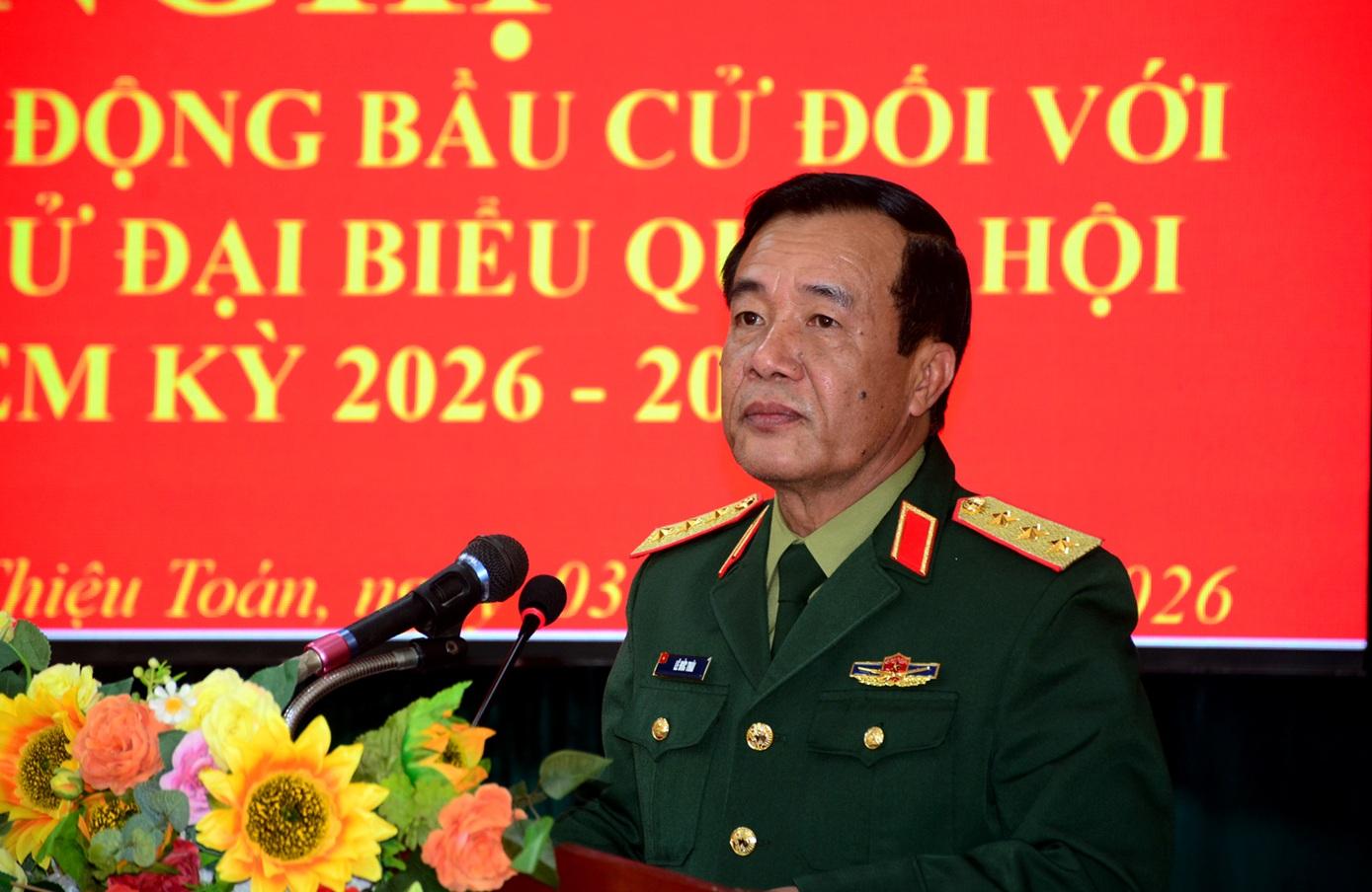 Thượng tướng Lê Đức Thái. Ảnh: Bộ Quốc phòng