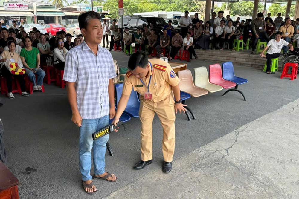 Siết quy trình sát hạch lái xe tại Tây Ninh, bảo đảm công bằng cho thí sinh. Ảnh: Thanh Vũ