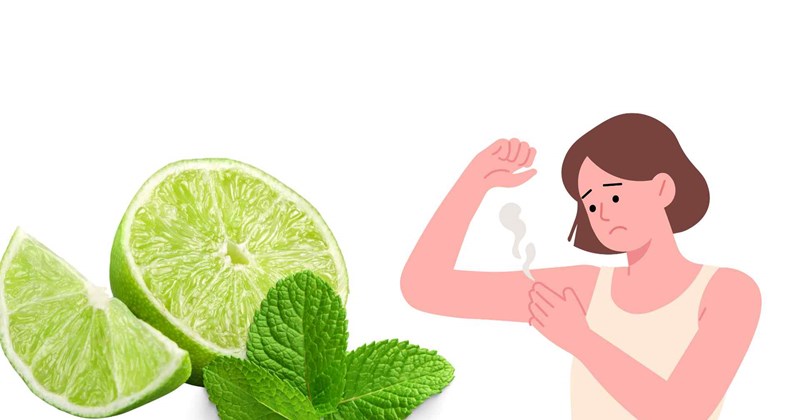 Khử mùi cơ thể hiệu quả khi kết hợp chanh với các loại lá quen thuộc