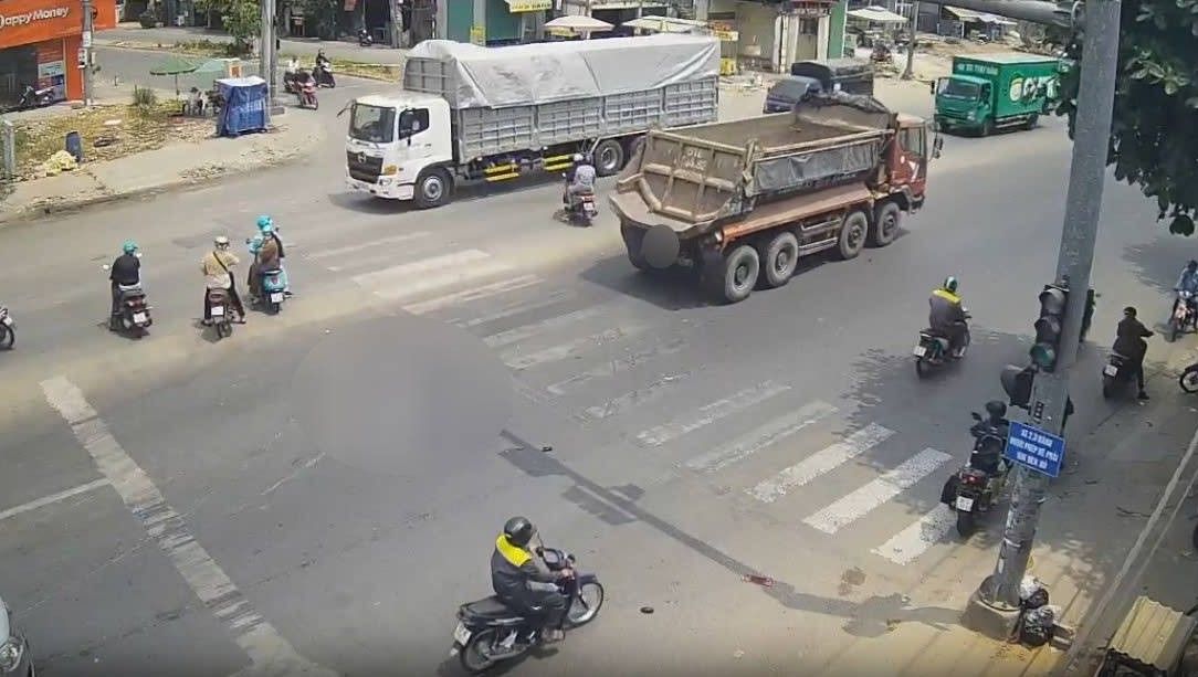 Hiện trường vụ tai nạn. Ảnh: Bạn đọc cung cấp