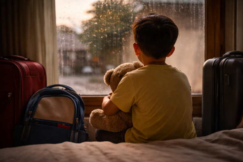 Les enfants doivent attendre dans la déception et aussi des conflits prolongés dus au comportement incomplet de leurs parents après le divorce. Photo: AI