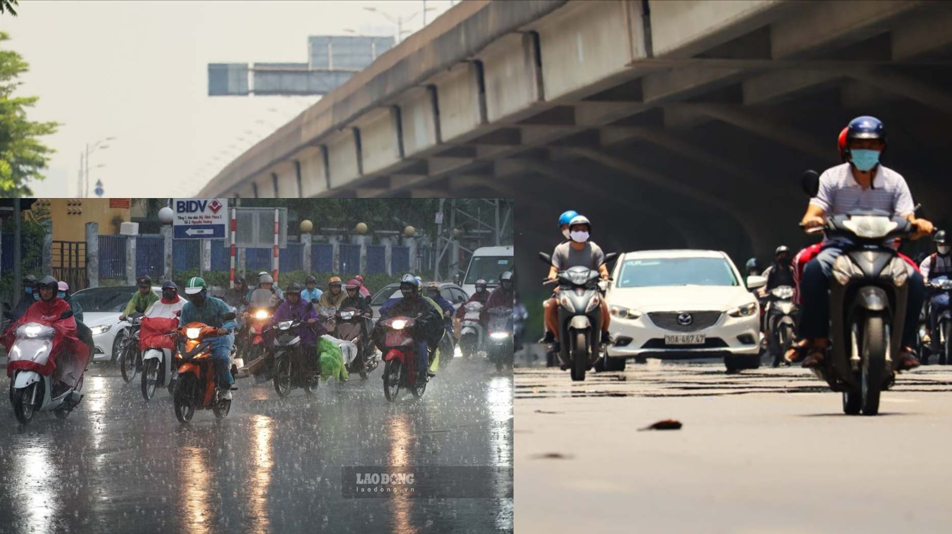 Se pronostica que el norte continuará con calor durante los próximos 2 días y es probable que haya lluvias dispersas a partir de la tarde del 16. 4. Foto recopilada: An An