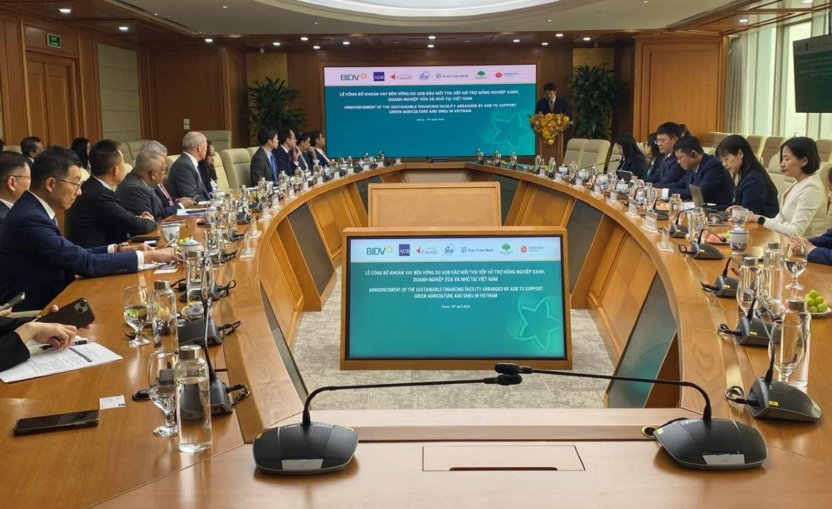 Scene of the loan announcement ceremony on April 13, 2026. Photo: JICA