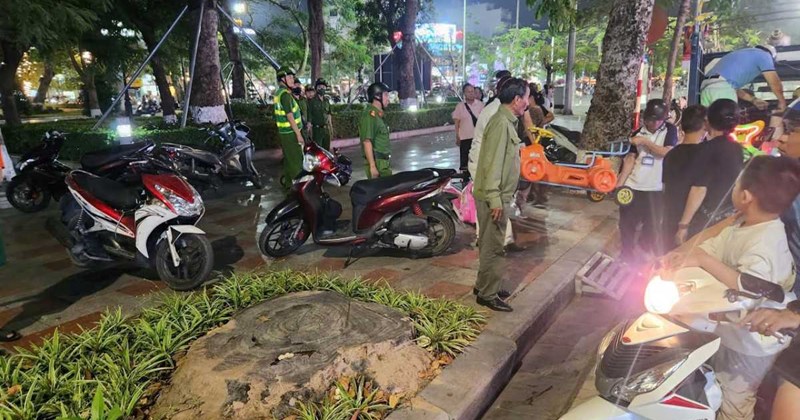 Hải Phòng thu giữ xe đồ chơi điện không phép trên dải trung tâm