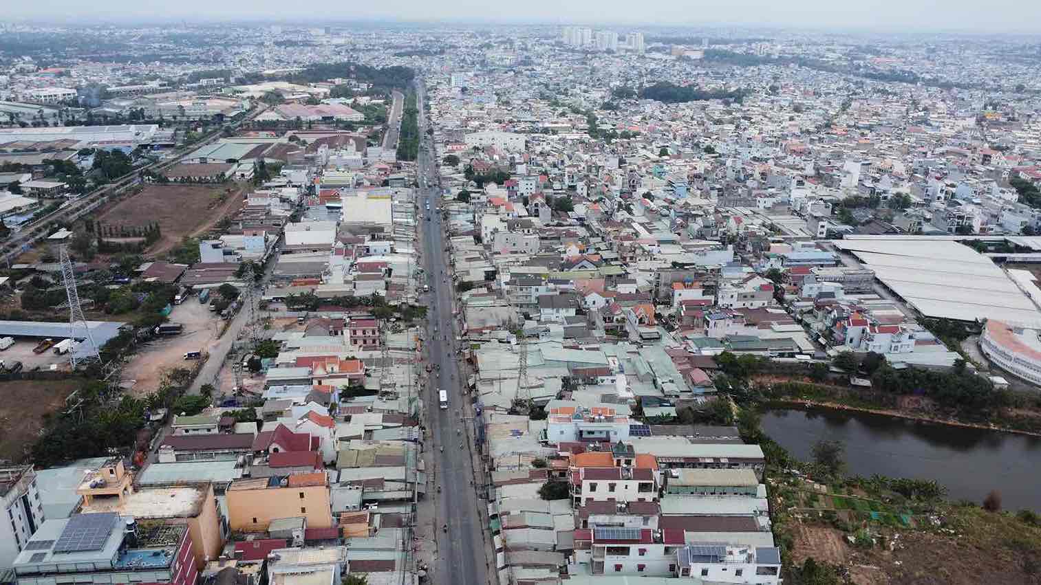 Dong Nai prepares dossiers to propose investment in upgrading and expanding the main road directly connecting National Highway 51, Bien Hoa - Vung Tau expressway. Photo: HAC