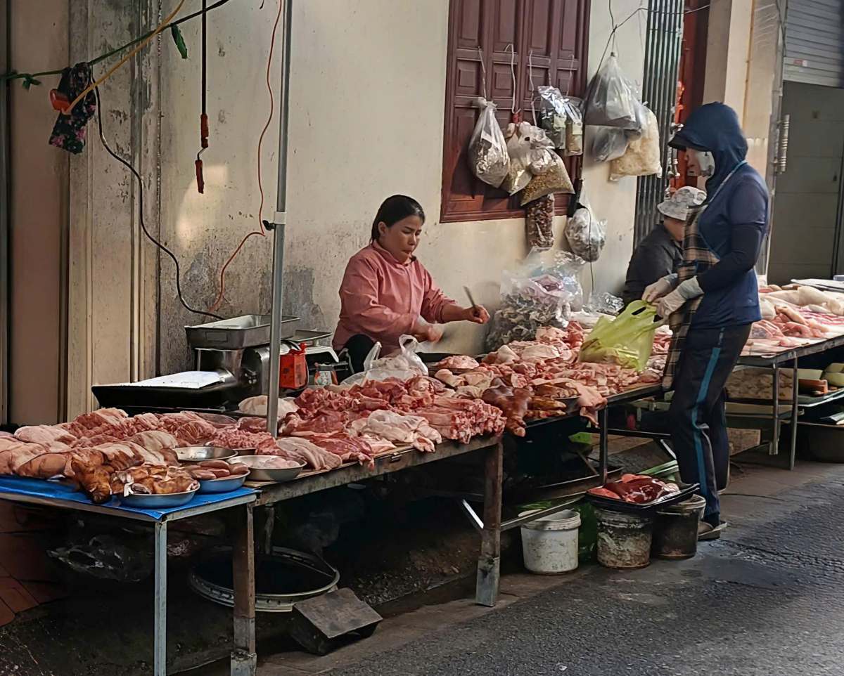 Chairman of Hai Phong City People's Committee signs official dispatch to rectify the management and control of slaughtering and trading of animals to ensure food safety. Photo: Hoang Khoi