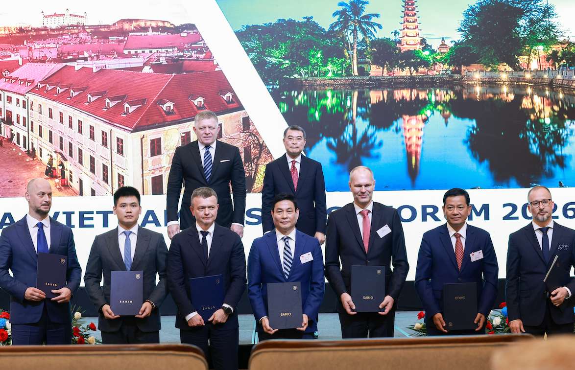 7 biên bản ghi nhớ đã được trao, tập trung tại Diễn đàn vào nhiều lĩnh vực quan trọng như công nghiệp chế tạo, công nghệ, y tế, tài chính, hạ tầng, bất động sản, môi trường và phát triển khu công nghiệp. Ảnh: Hải Nguyễn