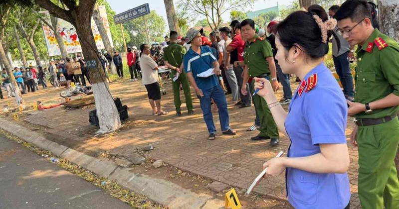 Khám nghiệm hiện trường vụ tai nạn ở Đắk Lắk, 3 người tử vong