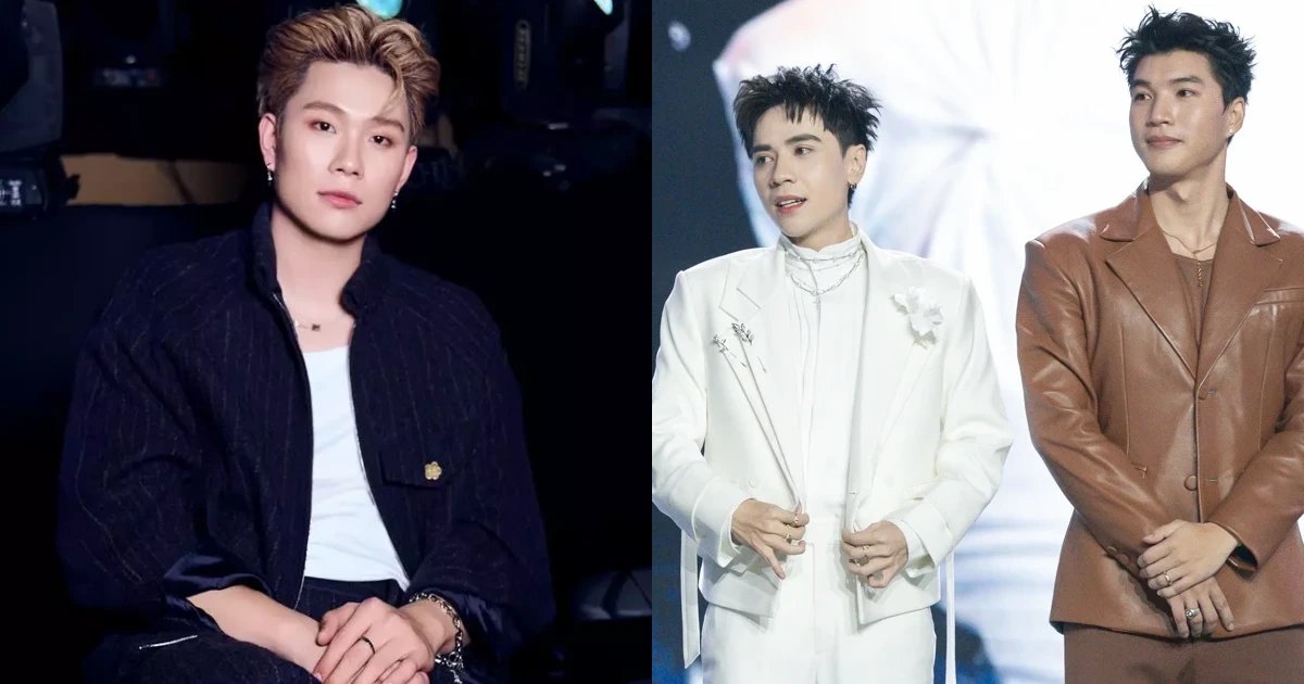 左からズオン・ドミック、クアン・フン・マスターD、HIEUTHUHAIは、「アン・チャイ・サイ・ハイ」の後、皆非常に成功しています。写真:主催者.